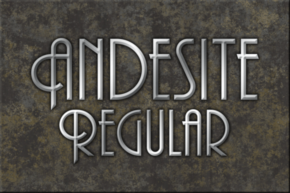 Andesite: A Retro Display Font for Polished Branding