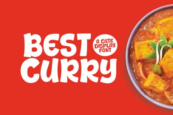 Best Curry: A Friendly Display Font for Small Business Branding
