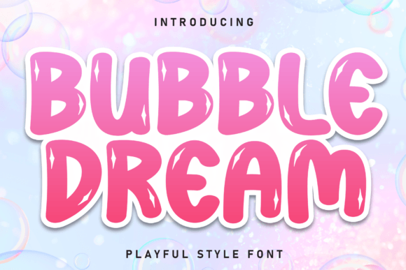 Bubble Dream: A Playful Display Font for Editorial Warmth
