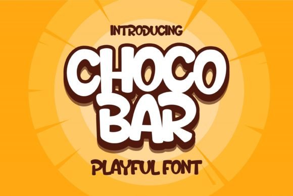 Choco Bar Display Font Brings Playful Energy to Editorial Design