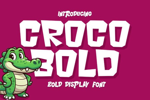 Croco Bold: A Powerful Display Font for Handmade Products