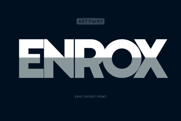Enrox Font Review: A Bold Display Typeface for Campaign Design