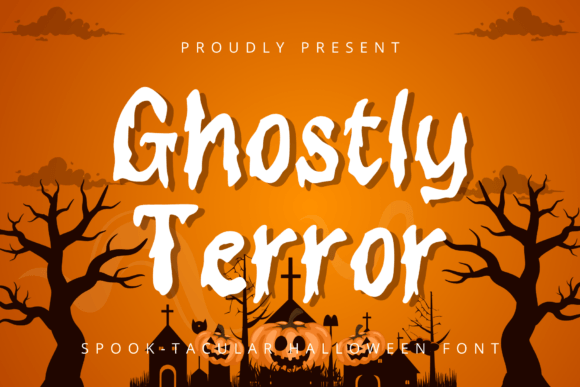 Ghostly Terror: A Horror Display Font for Bold Web Headlines