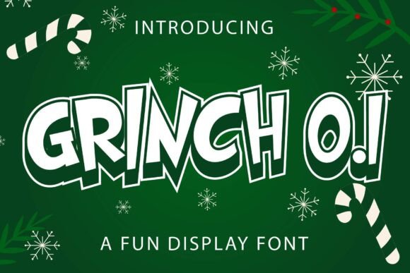 Grinch 0.1: A Playful Display Font for Instant Campaign Recognition