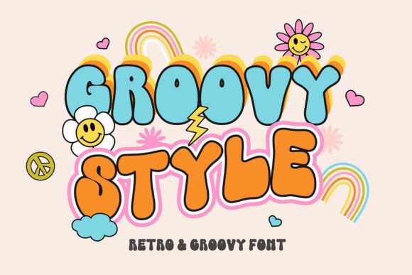 Groovy Style Font: A Retro Display Typeface for Business Branding