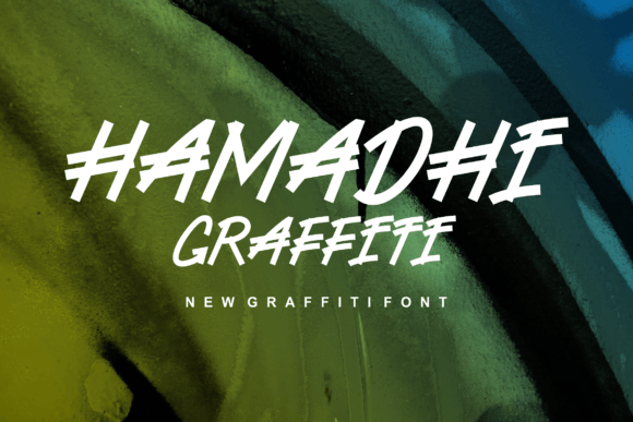 Hamadhi Graffiti: A Bold Handwritten Font for Crafters and Makers