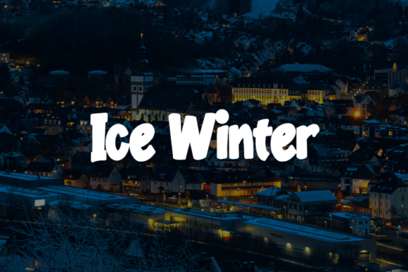 Ice Winter: A Display Font That Earns Its Place in Real Projects
