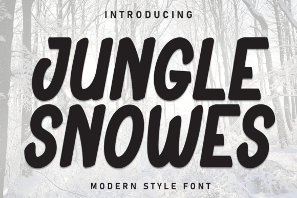 Jungle Snowes: A Bold Marker Font for Small Business Branding