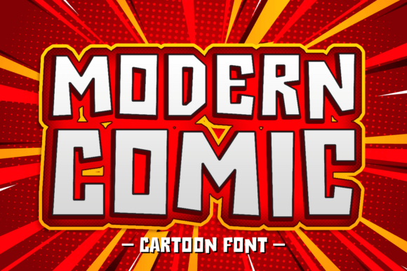 Modern Comic: A Bold Display Font for Real Branding Projects