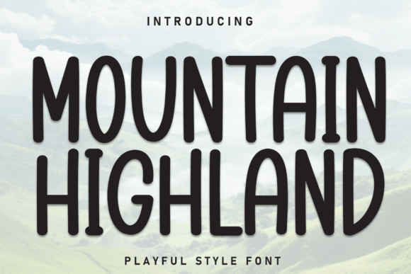 Mountain Highland: A Handwritten Font for Business Branding