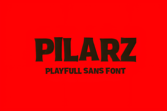 Pilarz Font: A Playful Display Typeface for Editorial Design