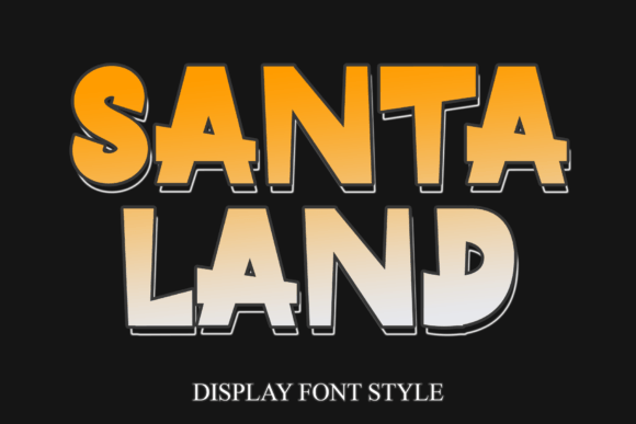 Santaland Font: A Display Typeface for Digital Projects