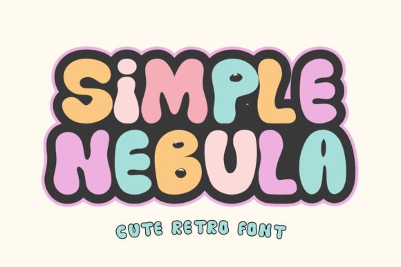 Simple Nebula: A Retro Display Font for Thoughtful Editorial Design