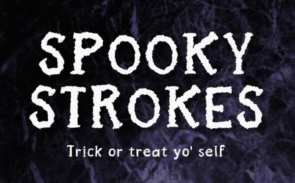 Spooky Strokes: A Display Font for Hauntingly Beautiful Crafts