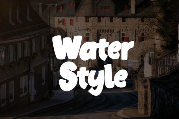 Water Style: A Display Font for Thoughtful Editorial Layouts
