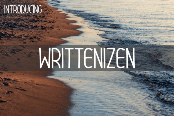 Writtenizen: A Light Display Font Built for Clear Digital Marketing